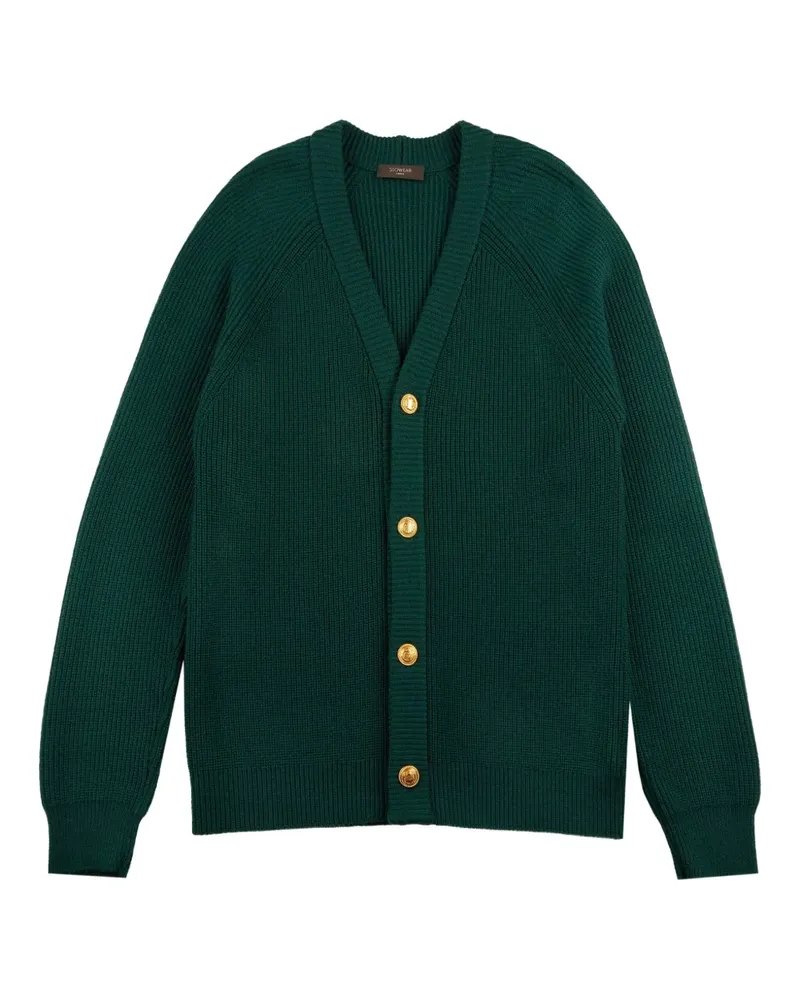 Zanone Cardigan mit V-Ausschnitt - Grün Grün