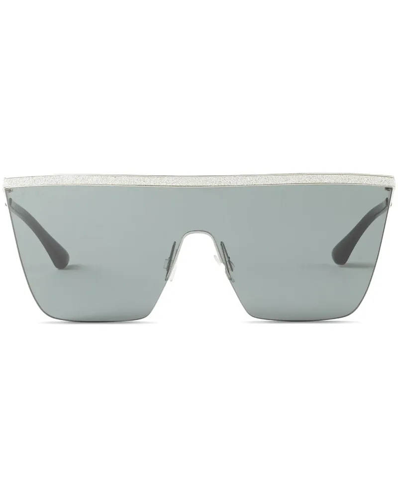 Jimmy Choo Sonnenbrille mit Oversized-Gestell Silver