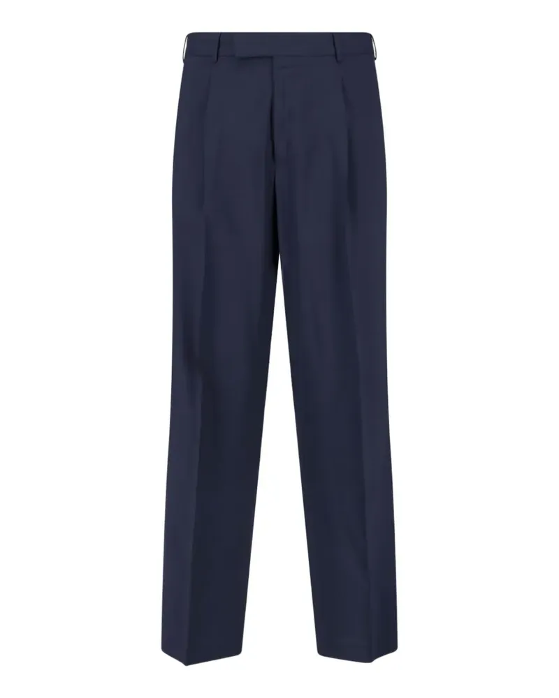 PT TORINO pleated trousers - Blau Blau
