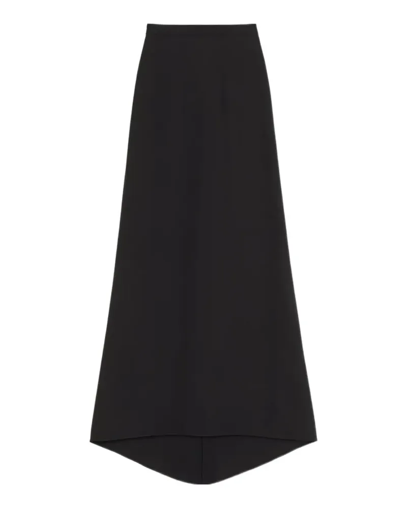 Valentino Garavani Cady Couture asymmetric long skirt - Schwarz Schwarz