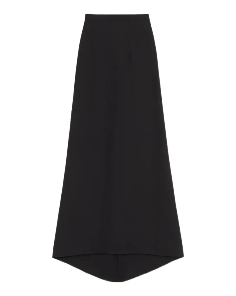 Valentino Garavani Cady Couture asymmetric long skirt - Schwarz Schwarz