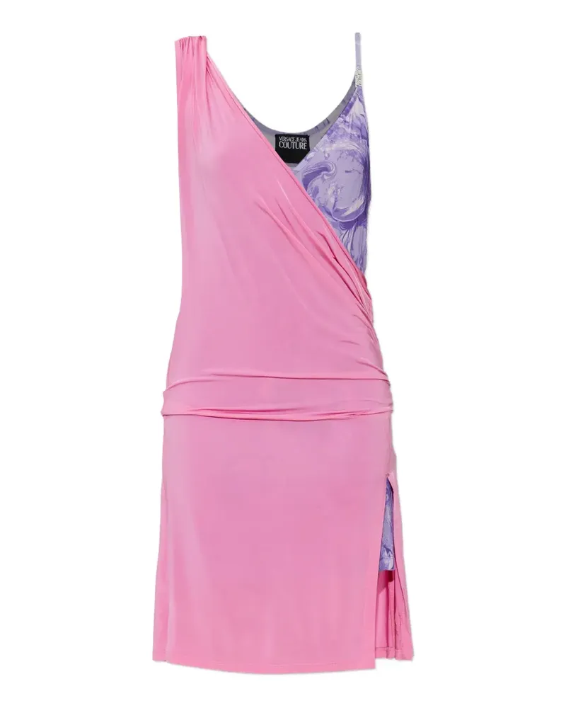 Versace Jeans Minikleid mit Print - Rosa Rosa