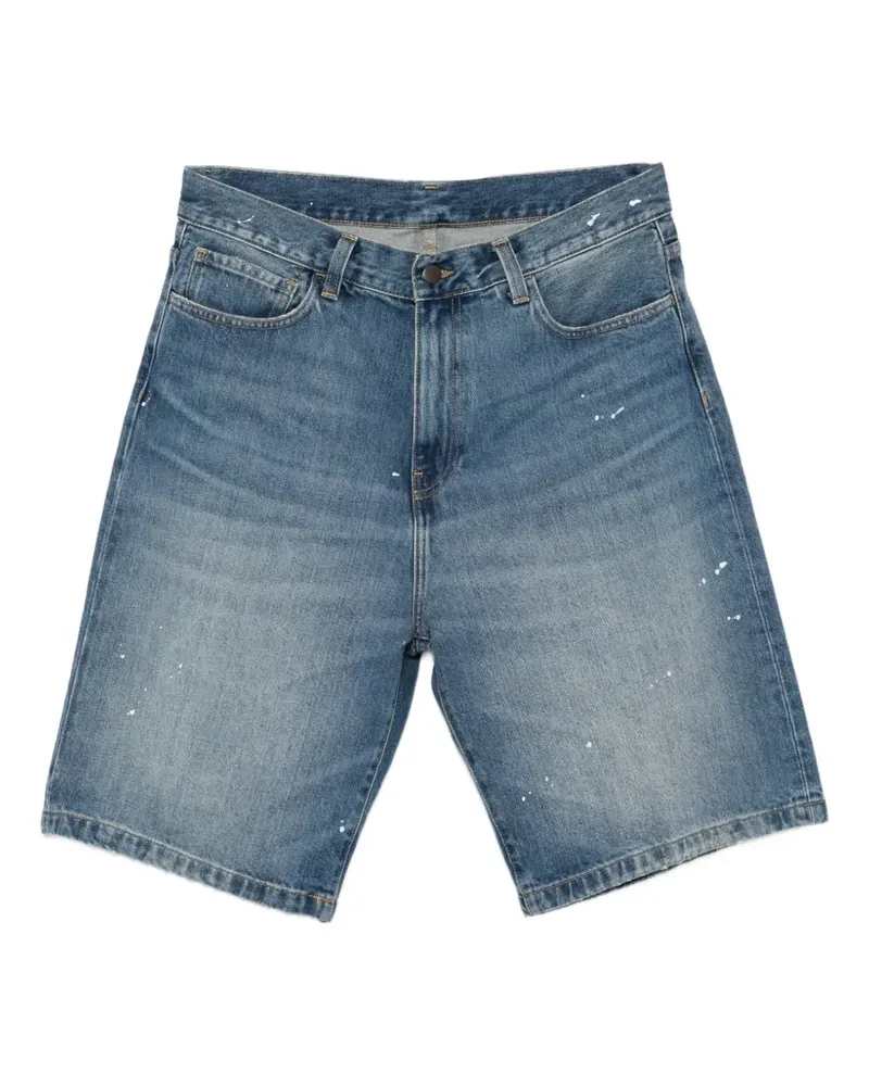Carhartt WIP Landon paint-splatter shorts - Blau Blau