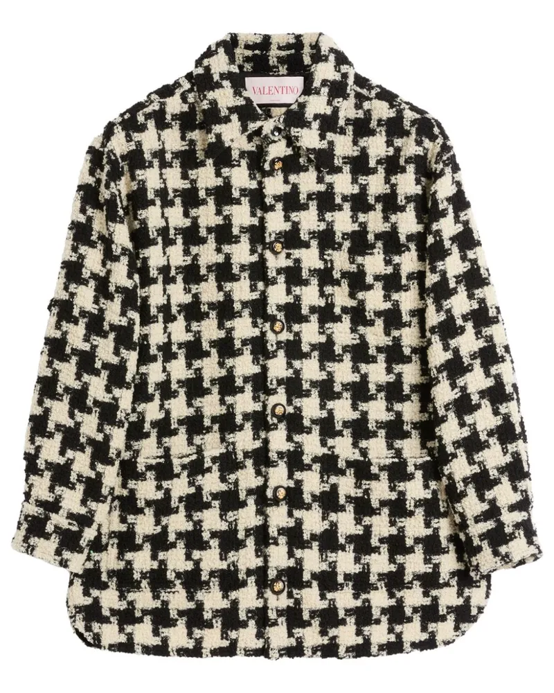 Valentino Garavani Hemdjacke aus Paide-de-Coque - Schwarz Schwarz