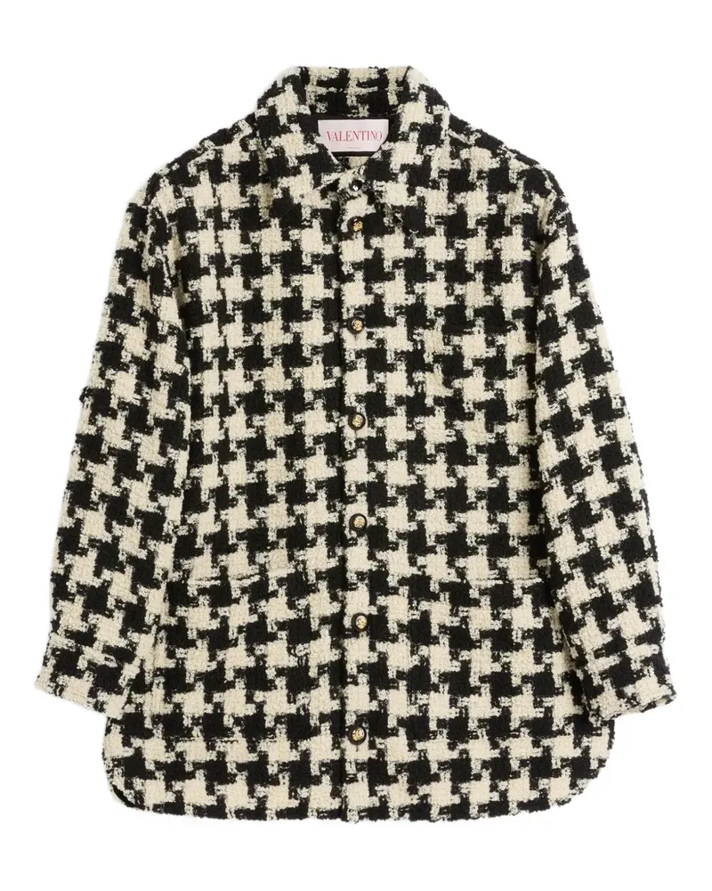 Valentino Garavani Hemdjacke aus Paide-de-Coque - Schwarz Schwarz