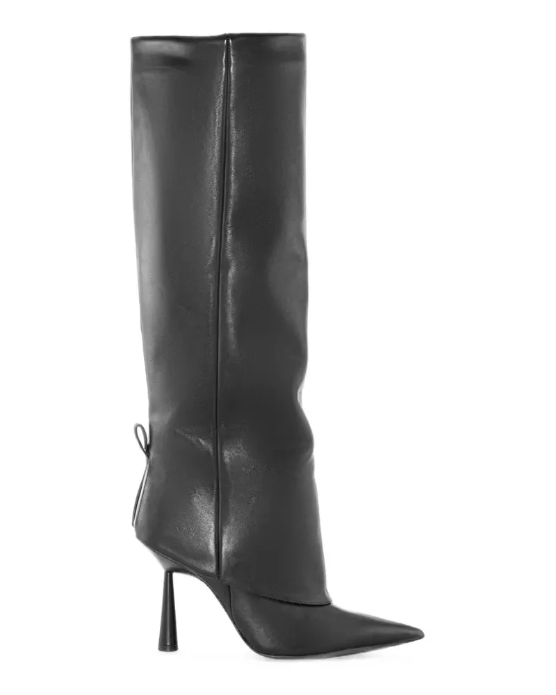 Gia Borghini point-toe knee-high boots - Schwarz Schwarz