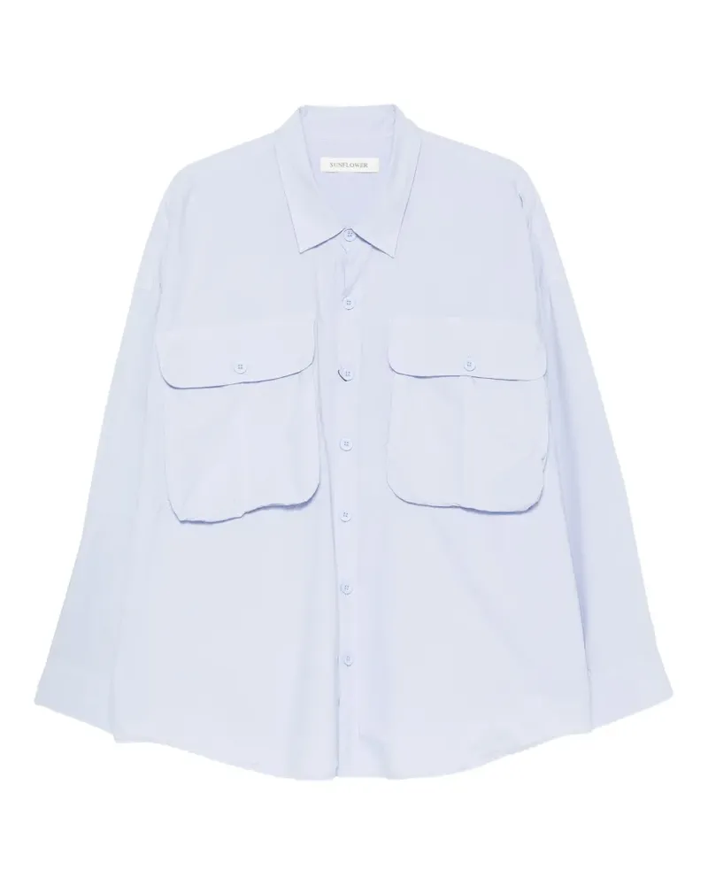 Sunflower flap-pocket shirt - Blau Blau
