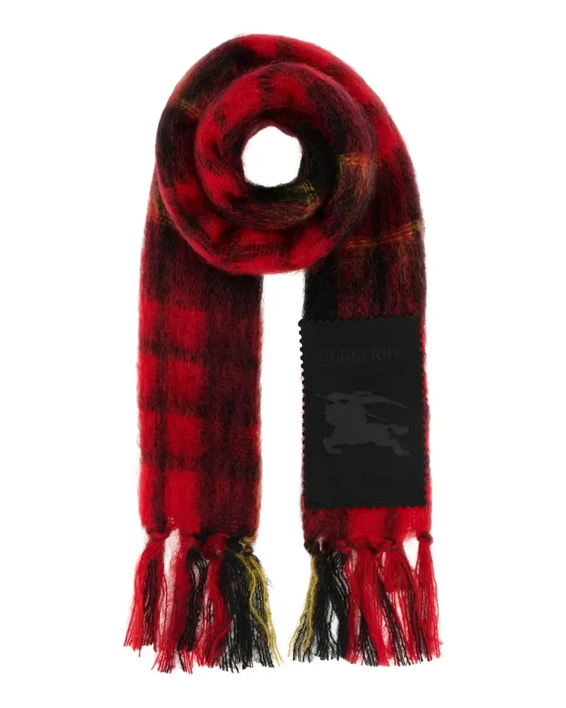 Burberry check-print scarf - Rot Rot