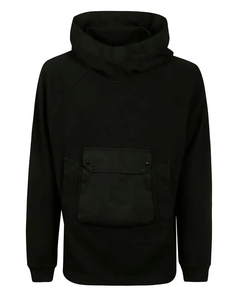 Ten c Hoodie mit Taschendetail - Schwarz Schwarz