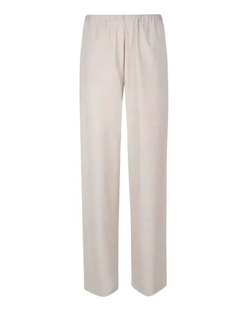 Fabiana Filippi elasticated-waistband straight-leg trousers - Nude Nude