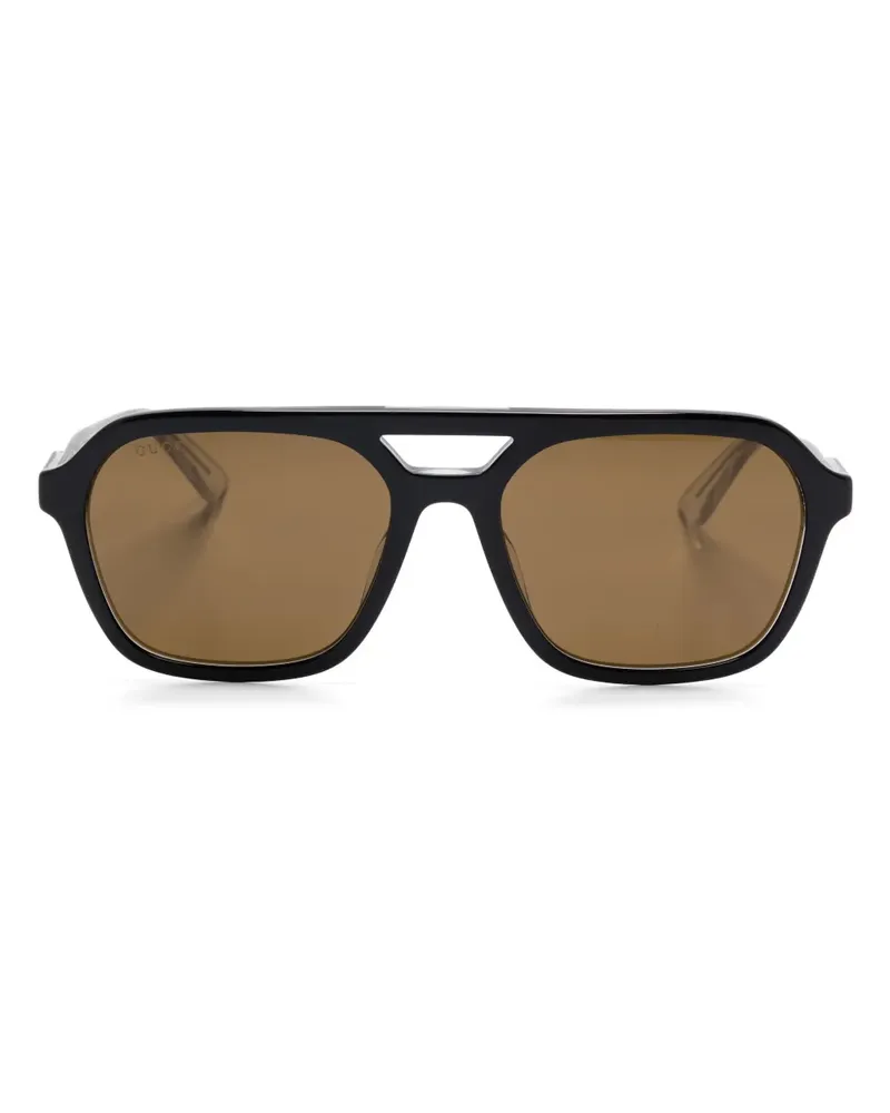 Gucci Getönte Pilotenbrille - Weiß Weiß