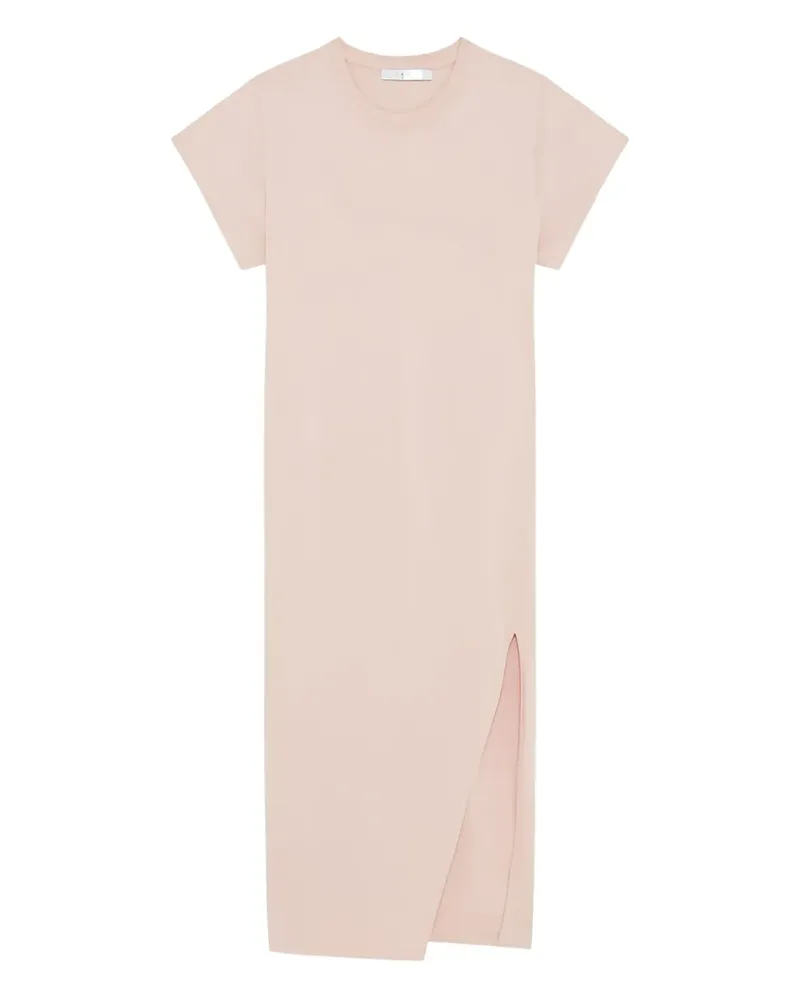 IRO Kurzärmeliges LITONYA Midikleid - PIN29 BLUSH PINK Pin29