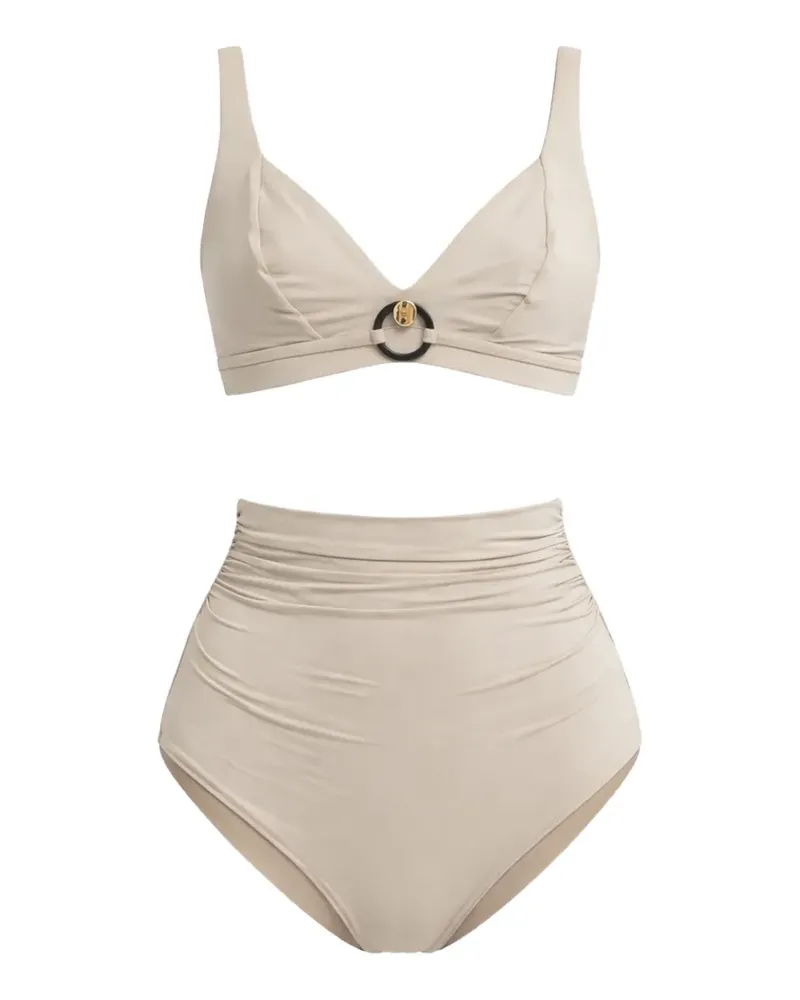 Max Mara triangle-cup bikini top - Nude Nude