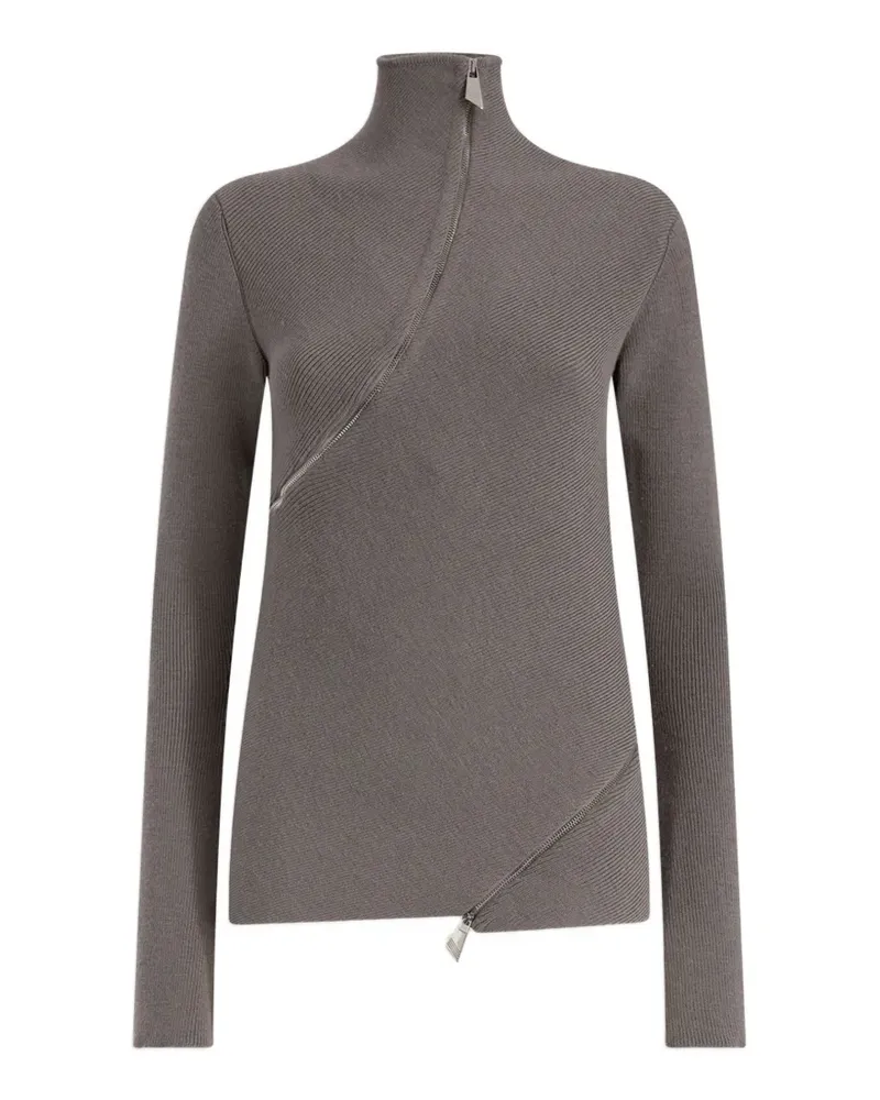 ATTICO Pullover mit Print - Grau Grau