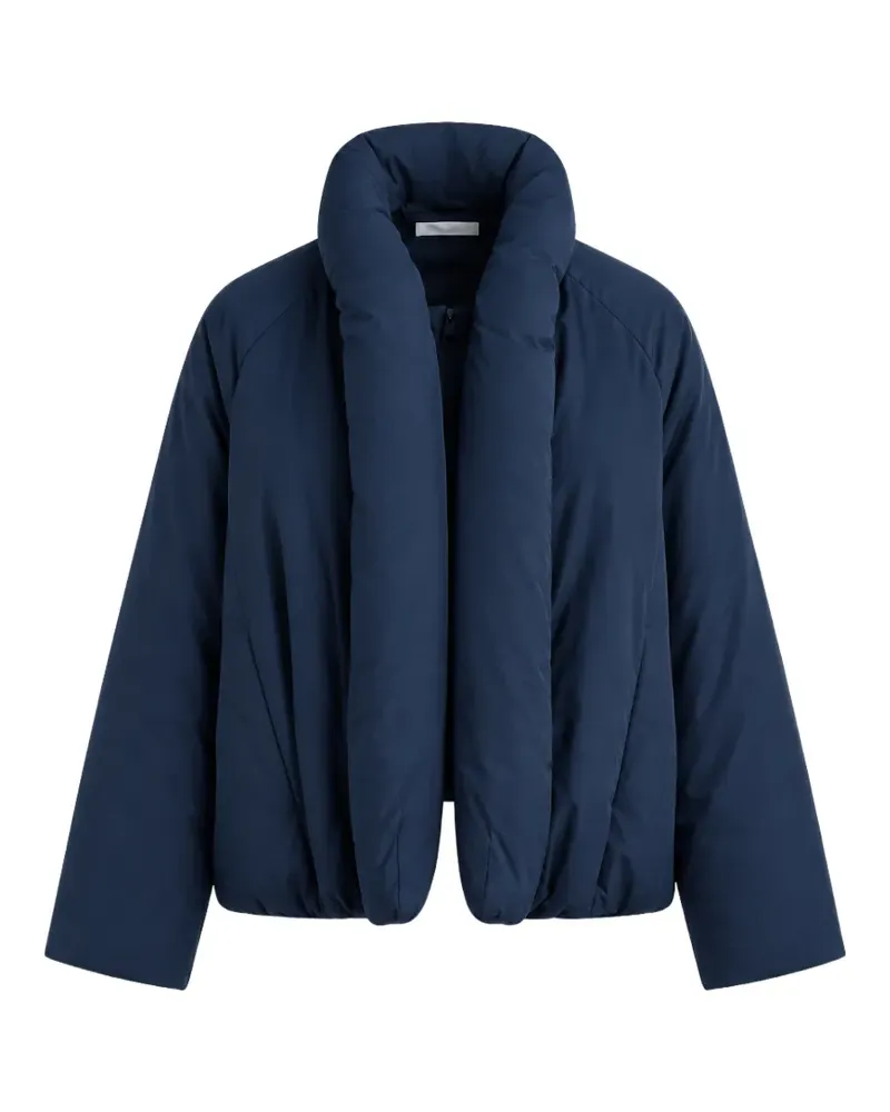 Liviana Conti Kaito padded shawl-collar jacket - Blau Blau