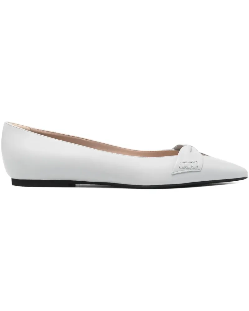 N° 21 Spitze Ballerinas mit Schleifendetail - Weiß Weiß