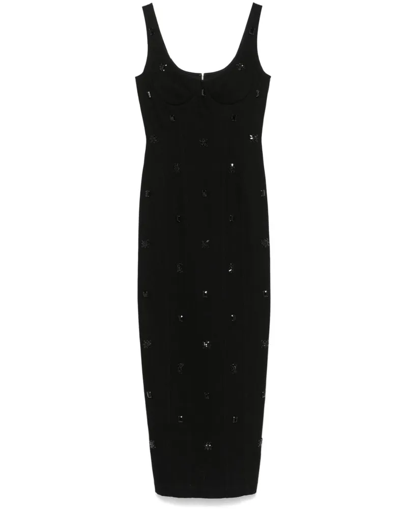 Huishan Zhang Rosemary Maxikleid - Schwarz Schwarz