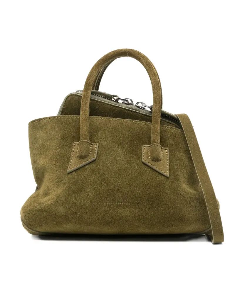 ATTICO Shopper aus Wildleder - Grün Grün