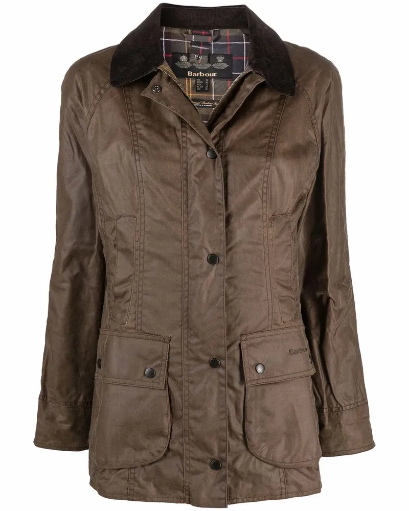 Barbour Mantel mit Kragen - Braun Braun