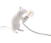 Lampe im Mausdesign - Weiß