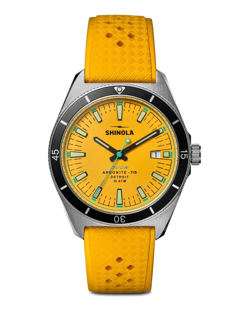 SHINOLA Duck 3HD 40mm watch - Gelb Gelb