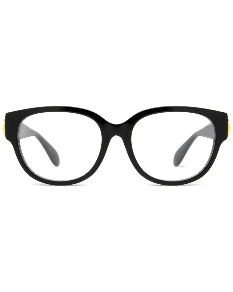 Gucci Ovale 'GG1411O' Brille - Schwarz Schwarz