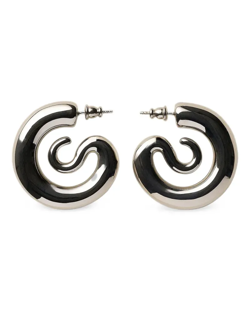 PANCONESI Kleine Serpent Creolen - Silber Silber