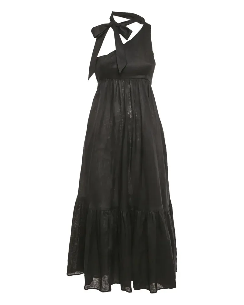 Zimmermann empire tie dress - Schwarz Schwarz