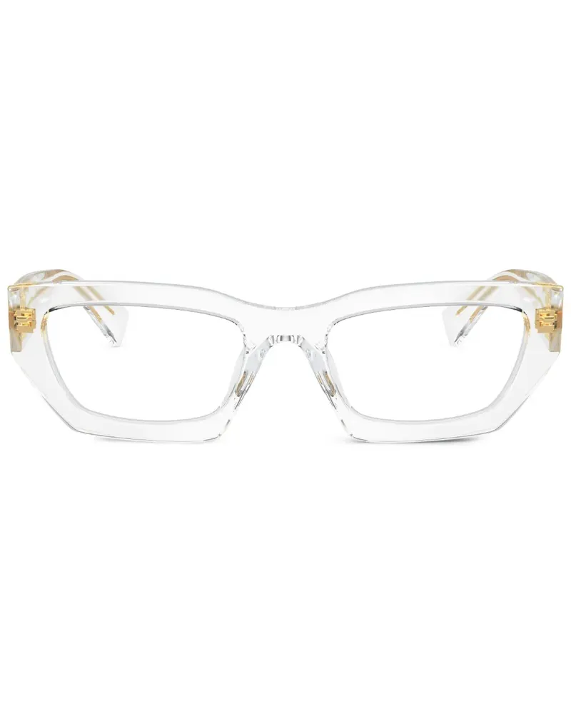 Miu Miu Eckige MU03WS Sonnenbrille - Nude Nude