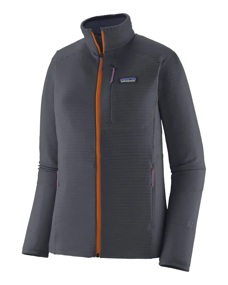 Patagonia R1 waffle-knit zip-up jacket - Grau Grau