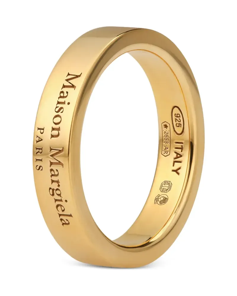 Maison Margiela logo reference silver ring - Gold Gold