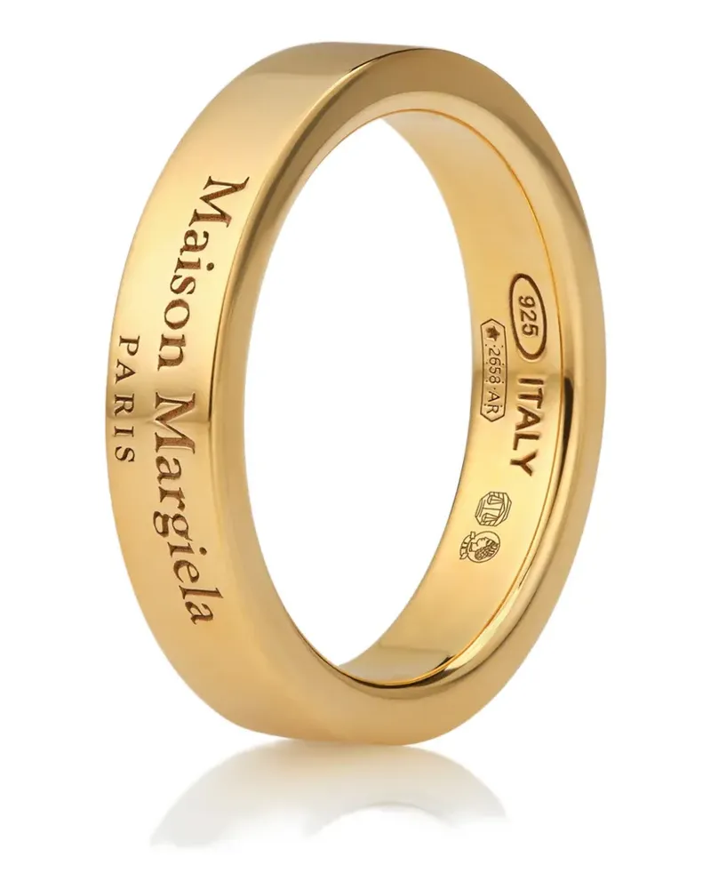 Maison Margiela logo reference silver ring - Gold Gold