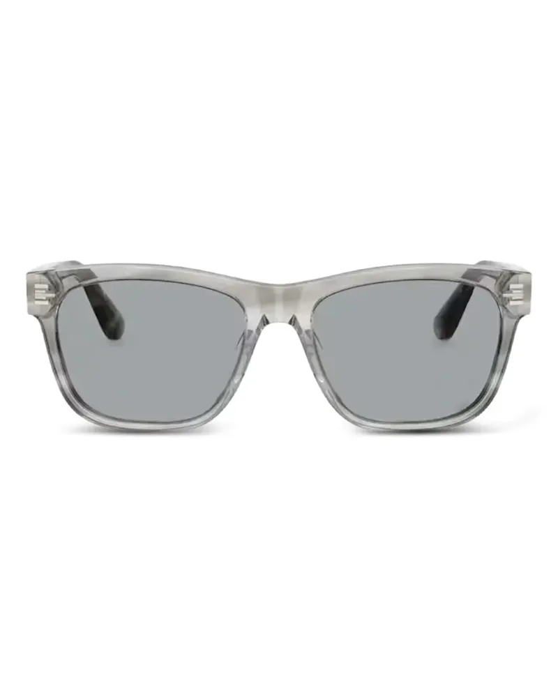 Brunello Cucinelli Sonnenbrille mit eckigem Gestell - Grau Grau