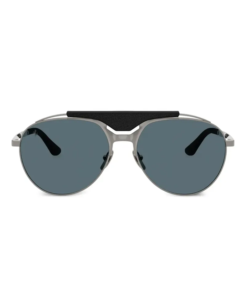 Ferrari Getönte Pilotenbrille - Silber Silber