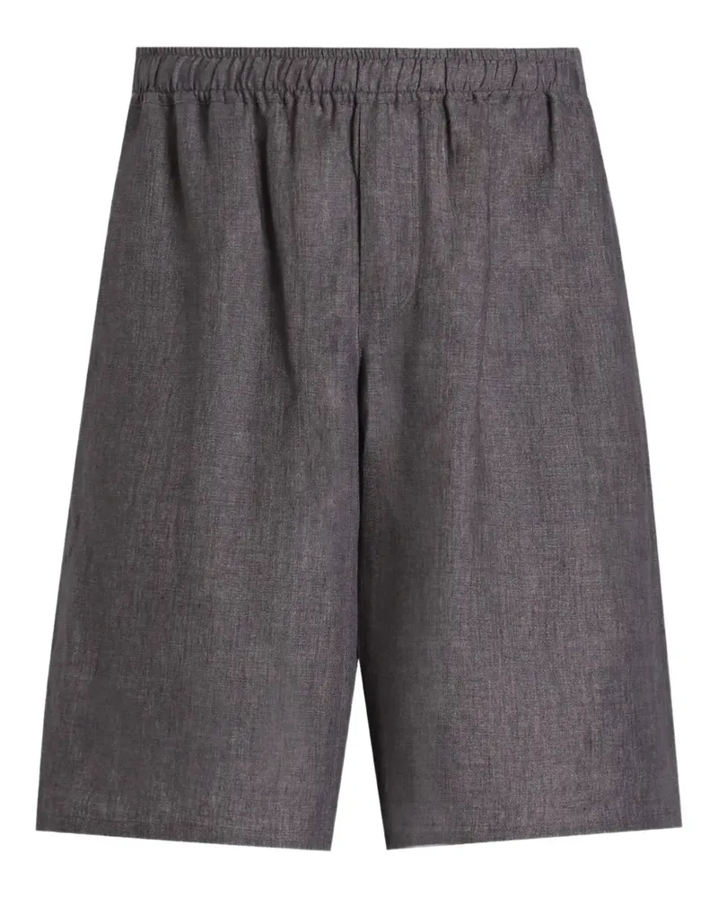 Dolce & Gabbana Bermudas aus Leinen - Grau Grau