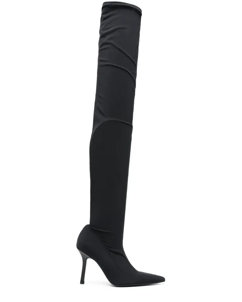 Patrizia Pepe Stiefel mit Stretch-Absatz 85mm - Schwarz Schwarz