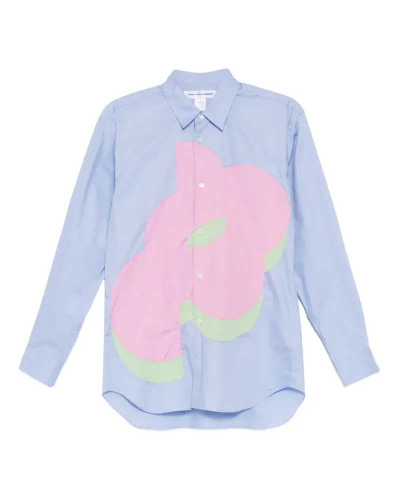 Comme des Garçons panel shirt - Blau Blau