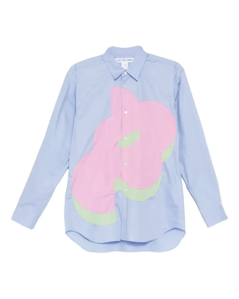 Comme des Garçons panel shirt - Blau Blau