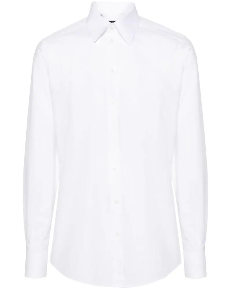 Dolce & Gabbana Langärmeliges Hemd - Weiß Weiß