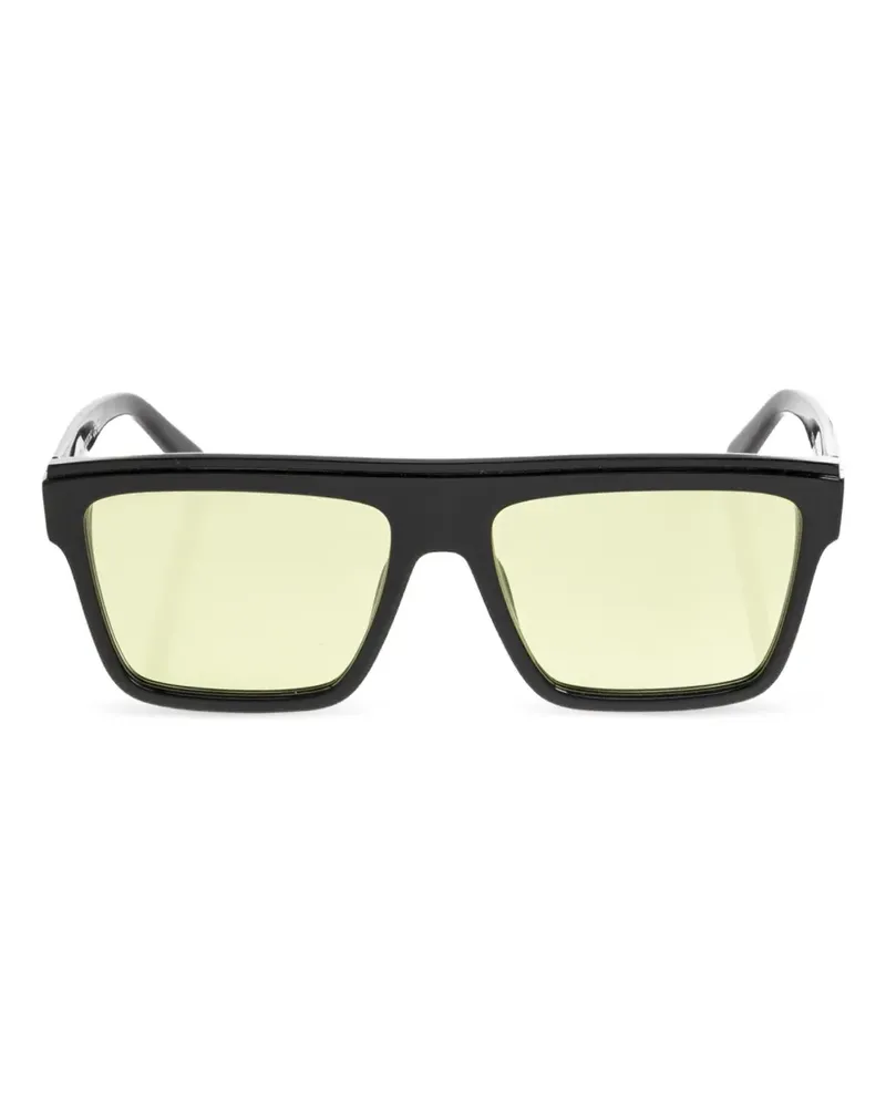 OFF-WHITE Sonnenbrille mit eckigem Gestell - Schwarz Schwarz