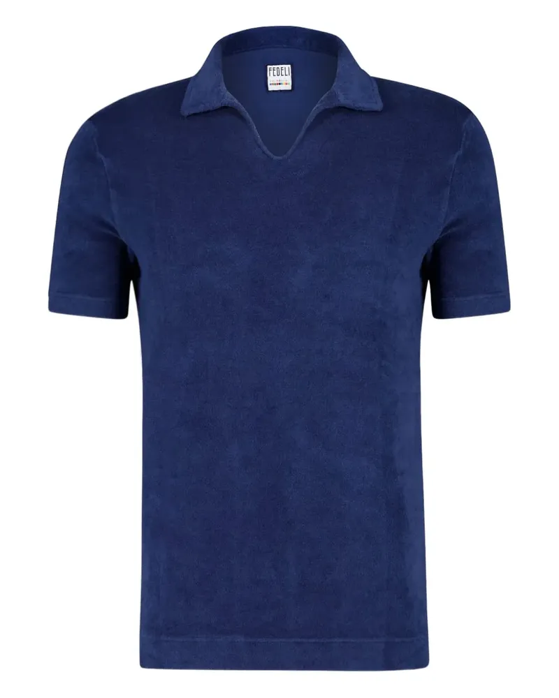 Fedeli Peter Poloshirt - Blau Blau