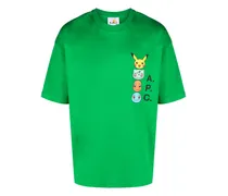 x Pokémon T-Shirt mit Logo-Print