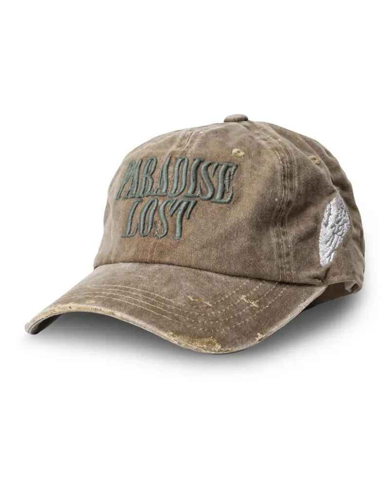 alchemist Baseballkappe im Distressed-Look - Braun Braun