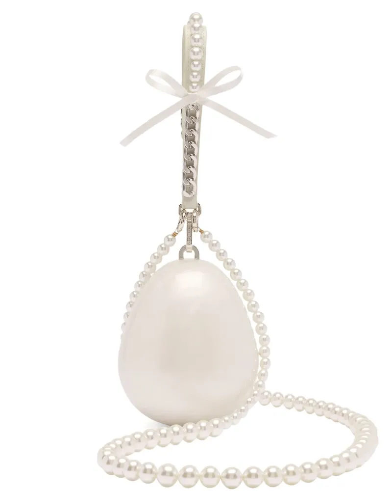 Simone Rocha Egg Clutch - Weiß Weiß