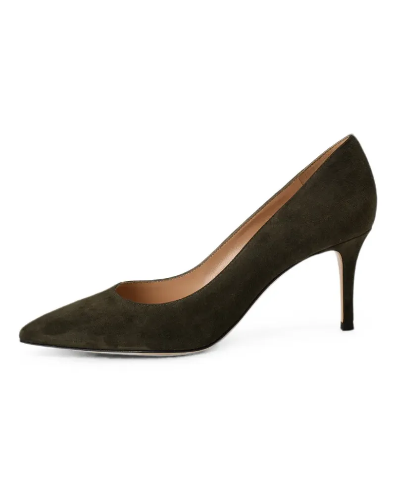 Gianvito Rossi Gianvito Pumps mit spitzer Kappe 70mm - Grün Grün