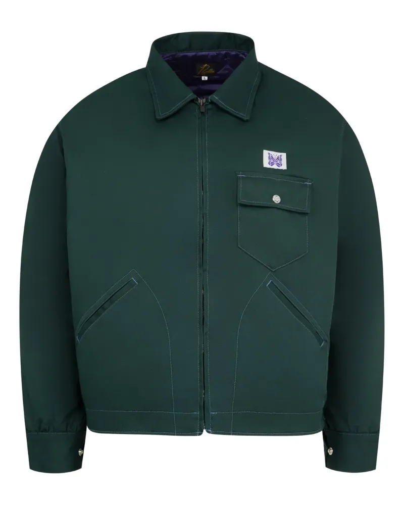 NEEDLES Jacke im Workwear-Look - Grün Grün