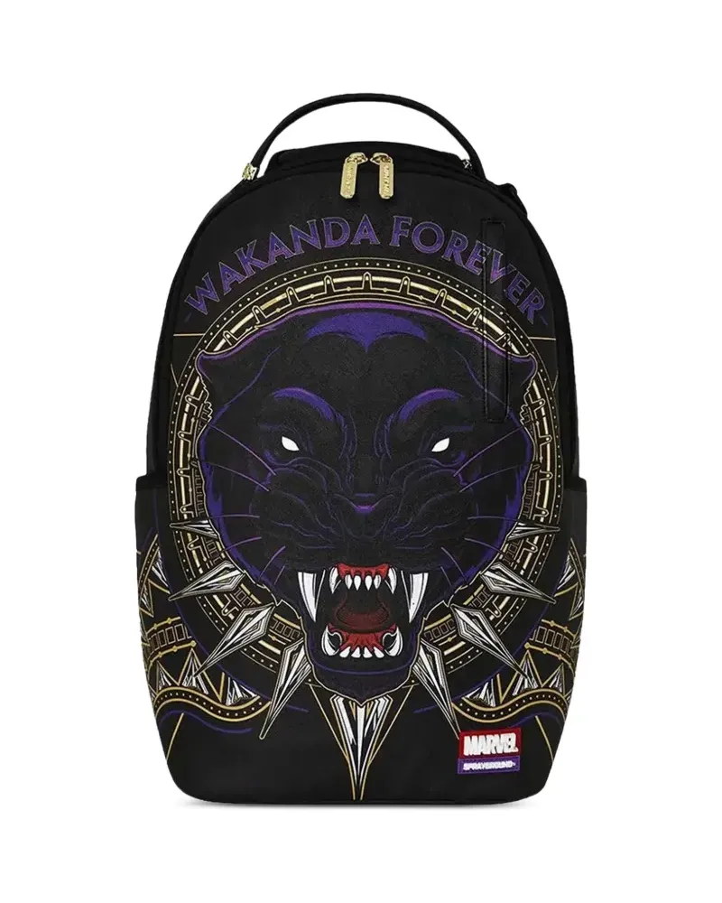 Sprayground x Marvel Wakanda Rucksack - Schwarz Schwarz