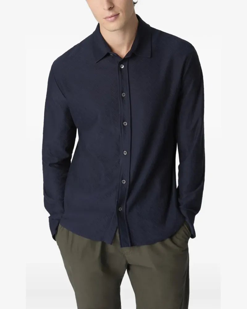 Missoni Hemd mit Zickzackmuster - Blau Blau