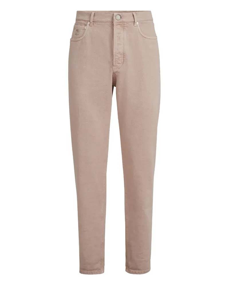 Brunello Cucinelli Five-Pocket-Jeans - Braun Braun
