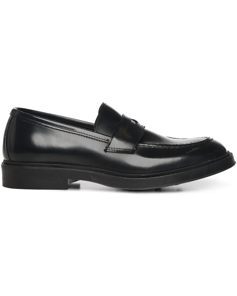 Giuliano Galiano Loafer mit runder Kappe - Schwarz Schwarz